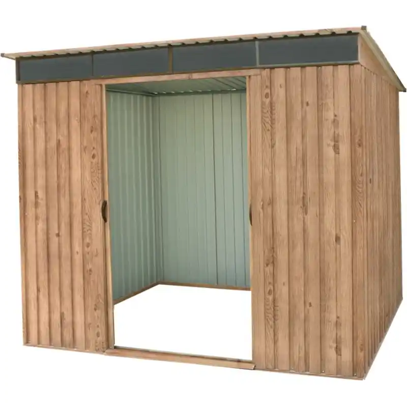 Abri de jardin Skylight en métal imitation bois 4,84m2 8x6 Duramax