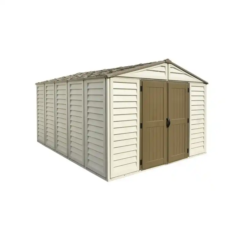 Abri de jardin DUWS1013PR en pvc woodstyle premium 13,12m2 Duramax