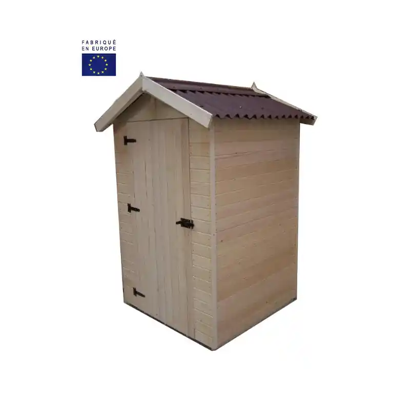 Abri en panneaux 16 mm avec plancher surface 2,03 m2 ED1212.01