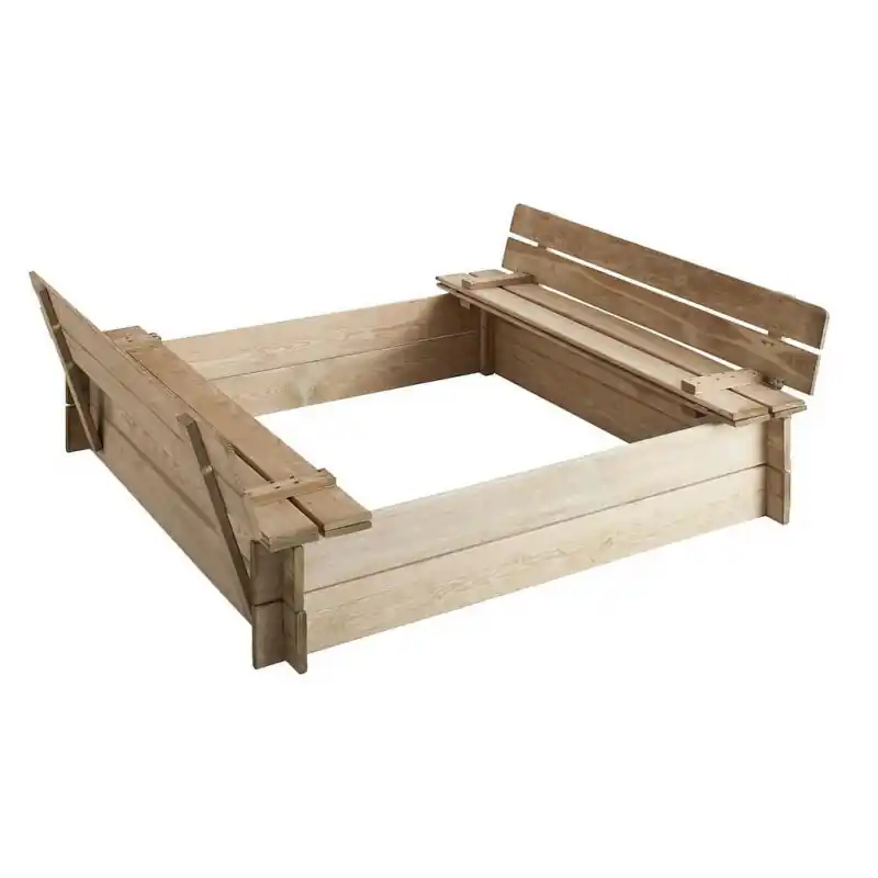 Bac à sable avec bancs 386 Papillon 120x120cm Jardipolys