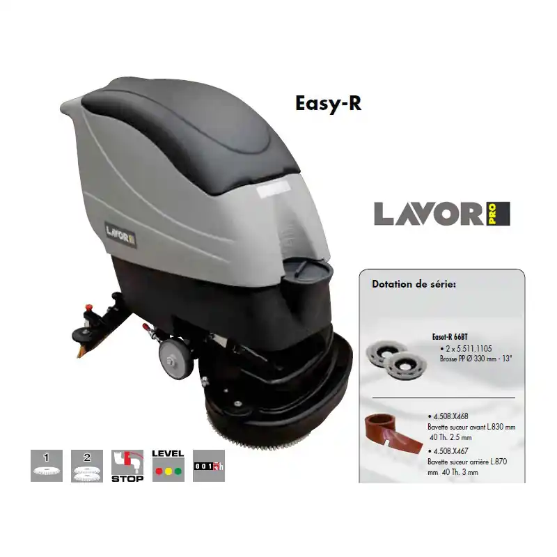 Autolaveuse autotractée 660 mm 2970 m²/h 24V Easy-R 66BT