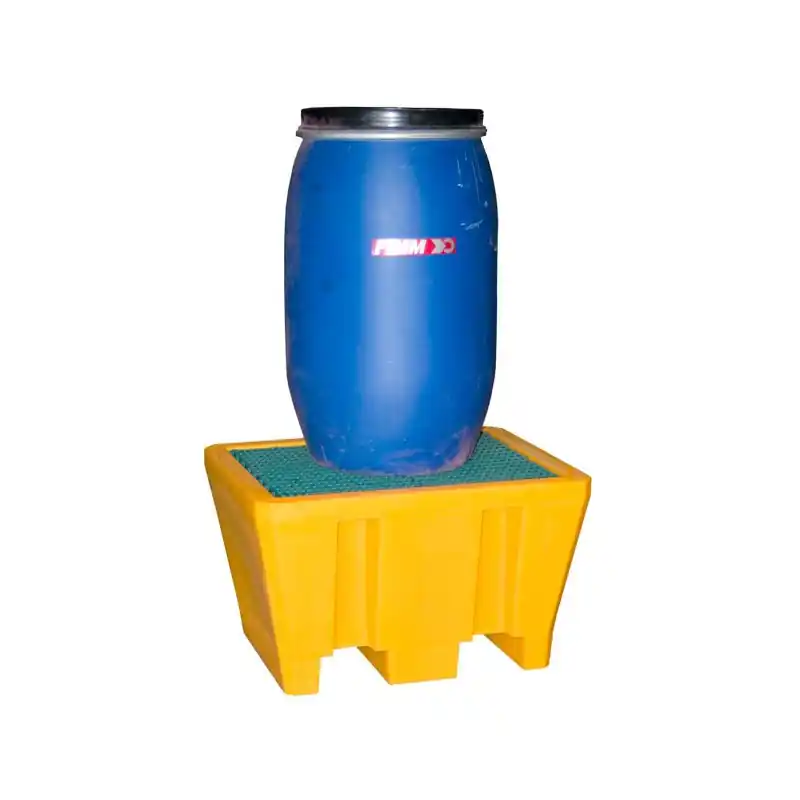 Bac de rétention en PEHD 225 L charge 300 kg 1 fût
