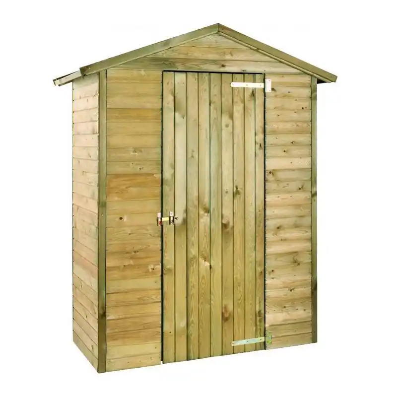 Armoire de jardin en bois grande taille Haut. 215 cm MERINA
