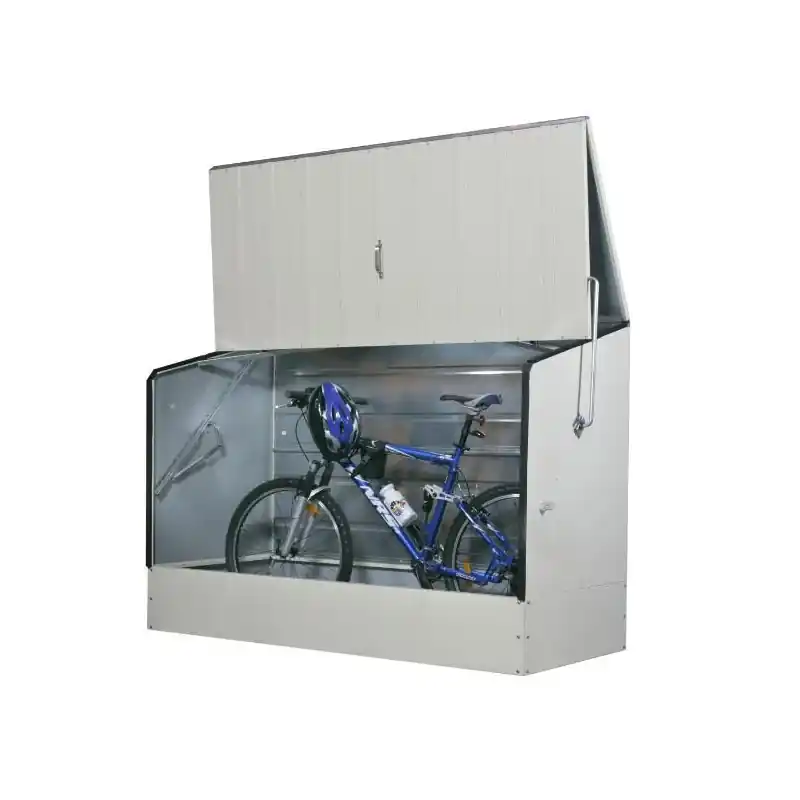 Abri vélos Abrivelos_Crème 1,96x0,89x1,33m crème Trimetals