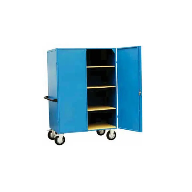 Armoire métallique à roulettes 3 étagères charge maxi. 300 Kg WM30/4