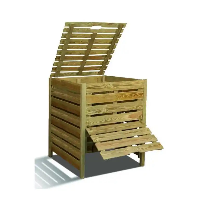 Composteur en bois 800L Jardipolys
