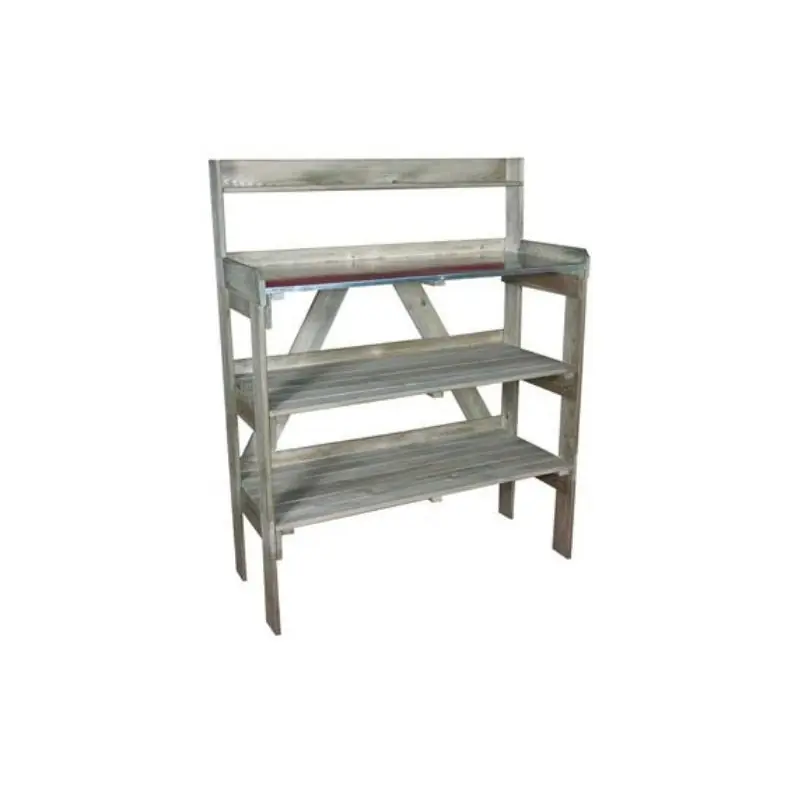 Table de préparation Evolution en bois 2 étagères Jardipolys