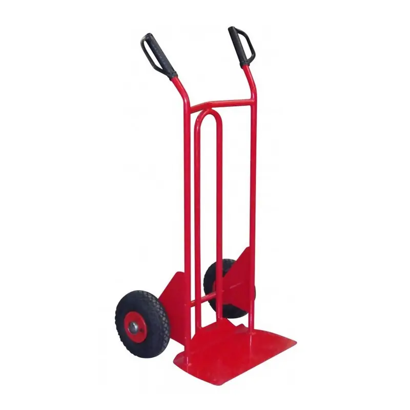 Diable 250 kg bavette fixe roues Diam 260 mm pneumatiques