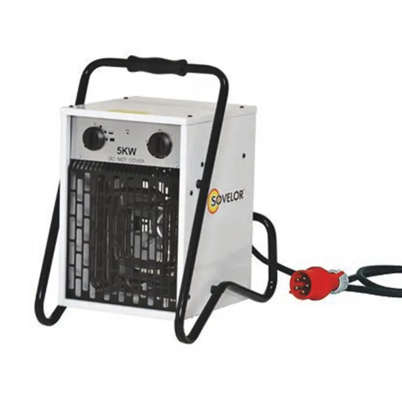 Chauffage air pulsé portable électrique 5kW 490m3/H 380V B5C/S