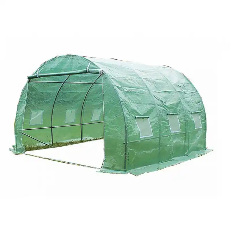 Serre de jardin tunnel 9 m2 structure métal SRA3030PE