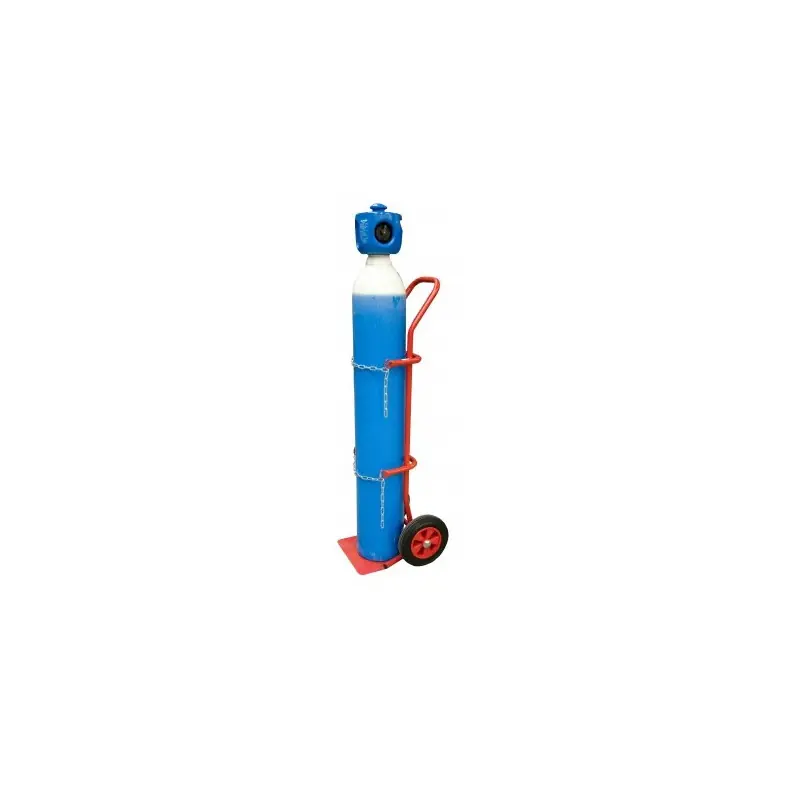 Diable 200kg 1 bouteille roues D250mm en caoutchouc Fimm