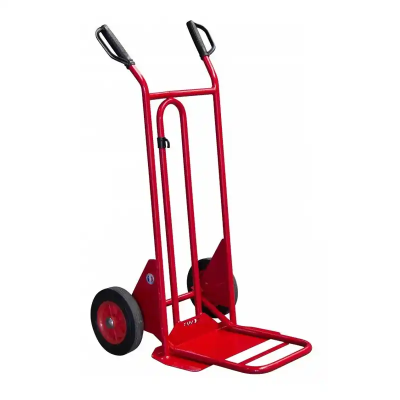 Diable 250 kg bavette mixte roues Diam 250 mm caoutchouc