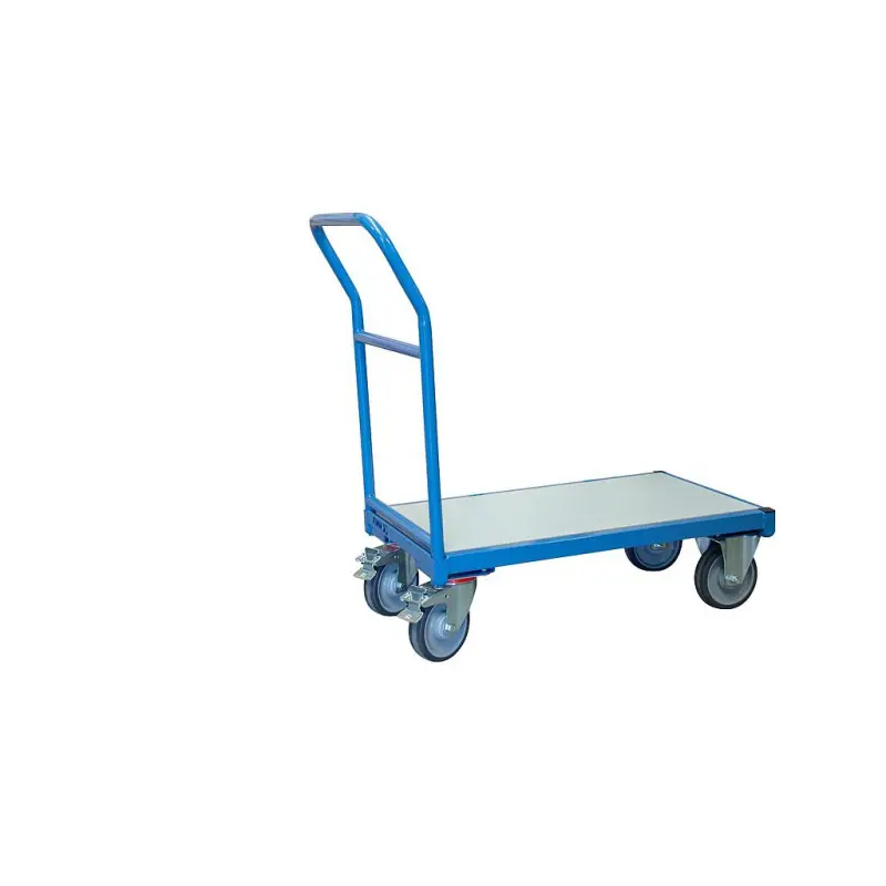 Chariot à dossier fixe CU 400 kg 850 x 500 mm Diam roues 160 mm