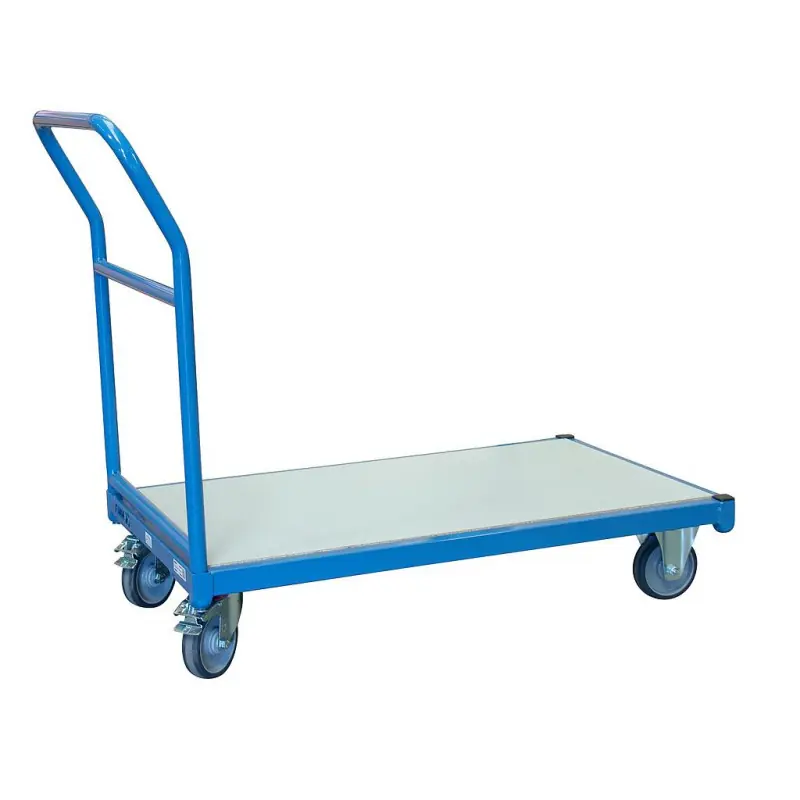 Chariot à dossier fixe 250 kg 1000 x 600 mm Diam roues 125 mm