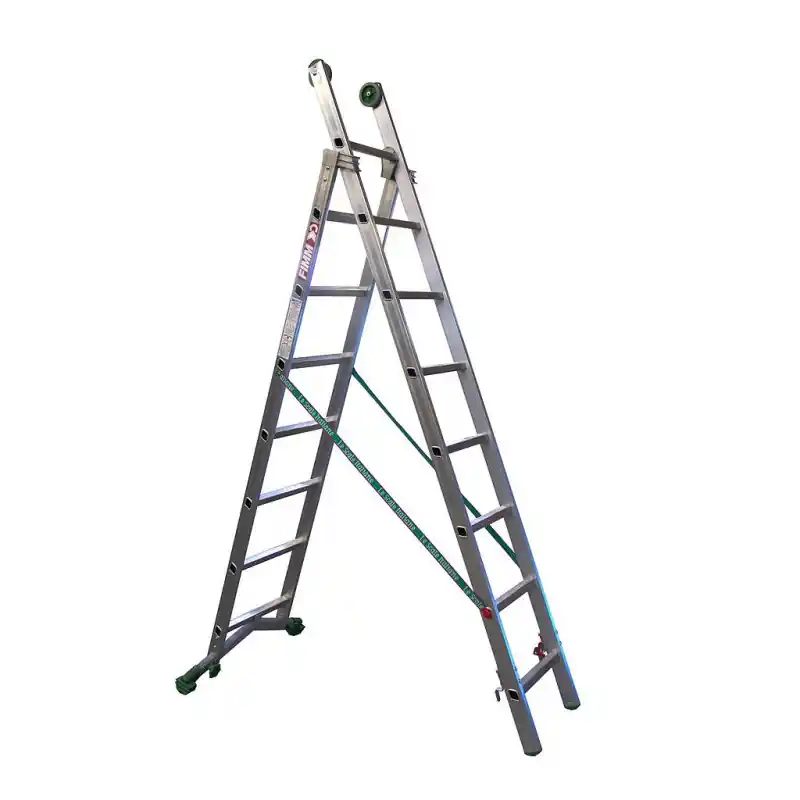 Échelle 2 plans charge 150 kg 5 6 marches en aluminium