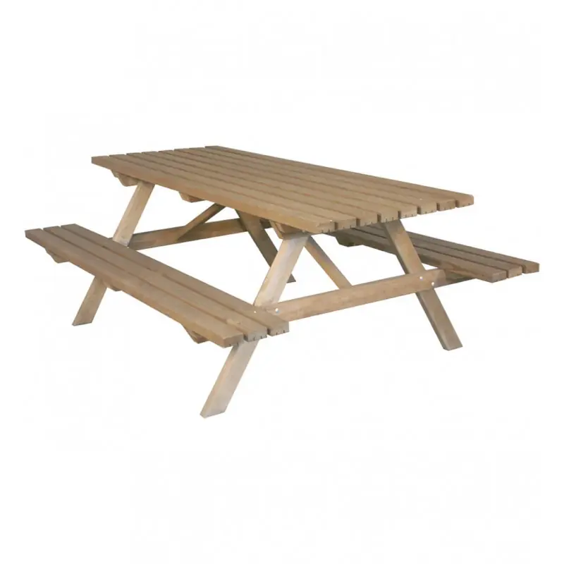 Table pique nique en bois 200cm Jardipolys