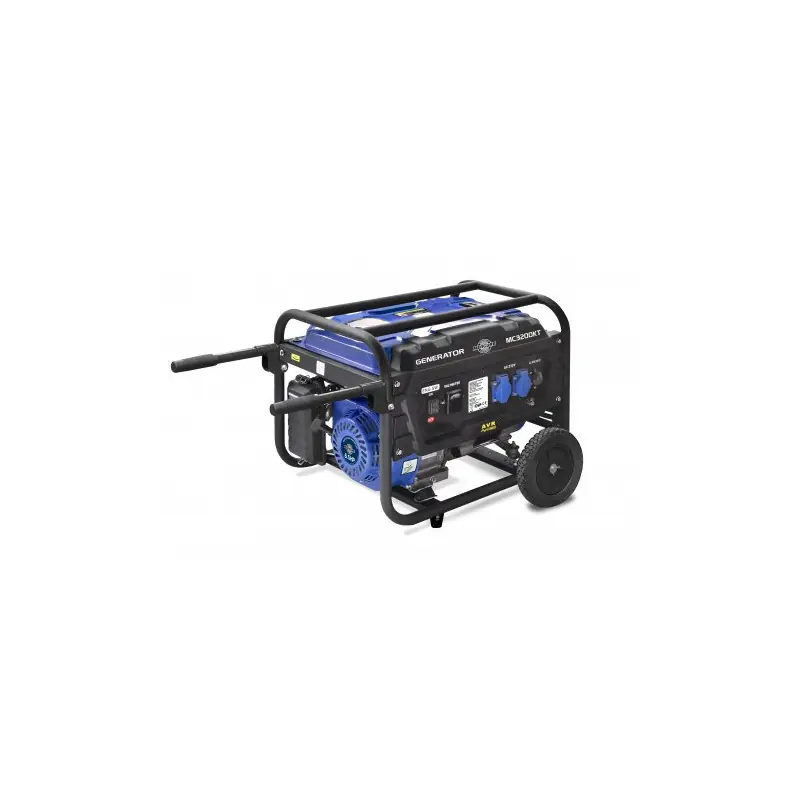 Groupe élèctrogène MC 3200KT 3000W 7Cv Avr avec un kit roues Mecafer