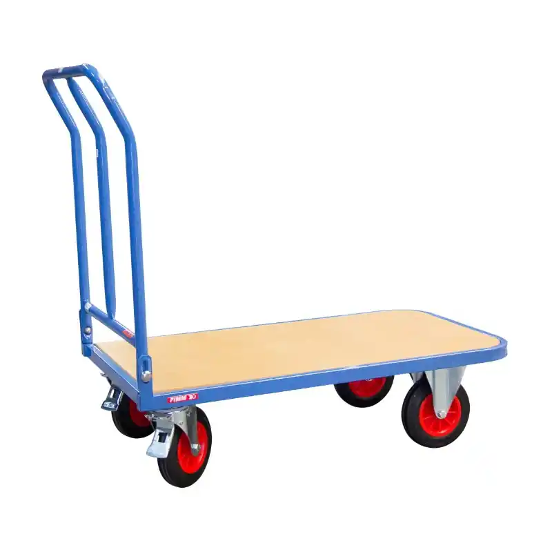 Chariot 400kg 1000x560mm dossier repliable roues D200mm Fimm