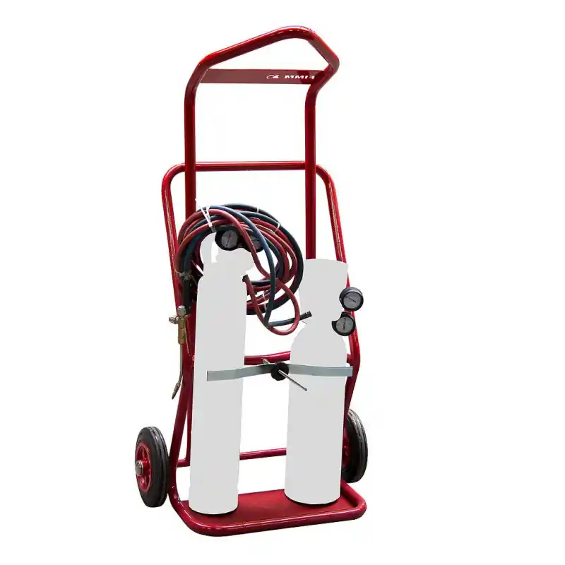 Diable porte bouteille charge 100 kg élingable 2 bouteilles