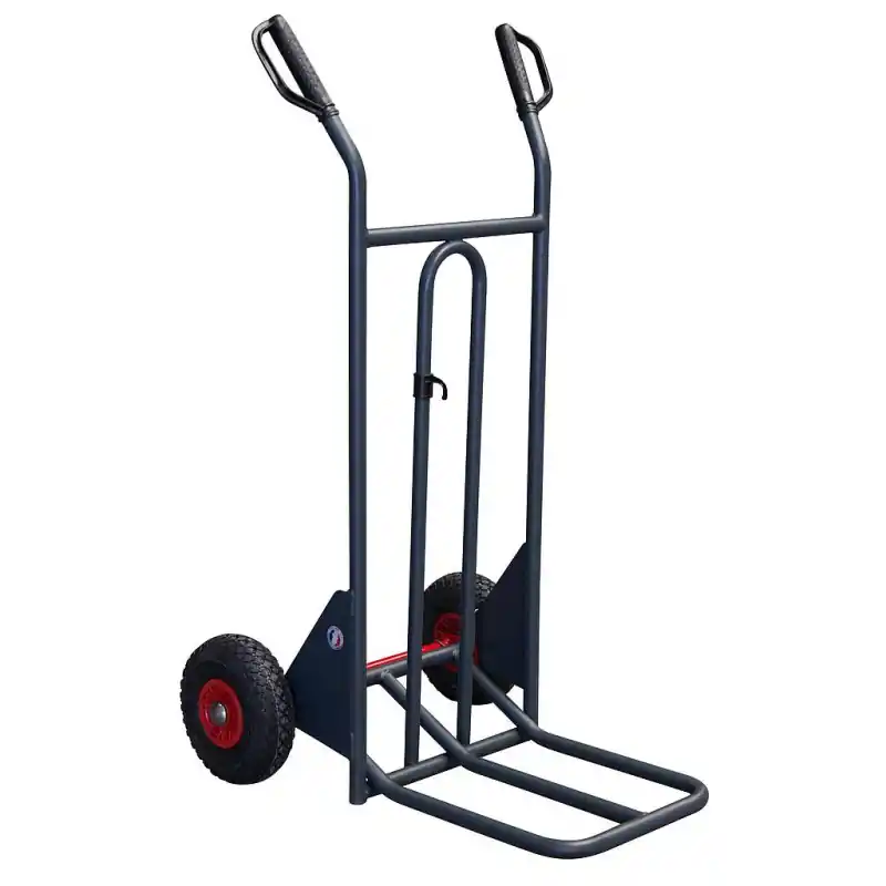 Diable poignées garde charge 350 kg basculement assisté 260mm