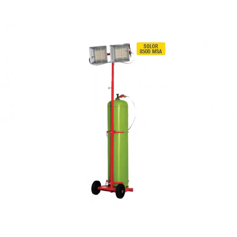 Chauffage radiant Solor8500MSA gaz butane ou propane 8400W Sovelor