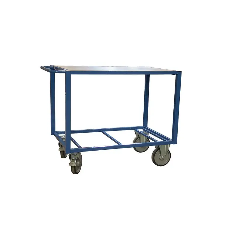 Servante d‘atelier charge 500 kg 1 plateau bois médium 1060x680mm roue