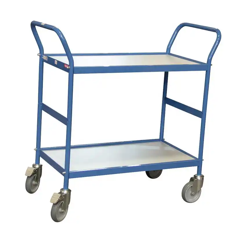 Servante polyvalente charge 150 kg 780 x 420 mm 2 plateaux Diam roues
