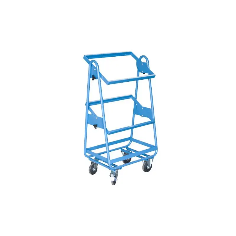 Servante bacs armature tubulaire seule charge 200 kg plateaux inclinab