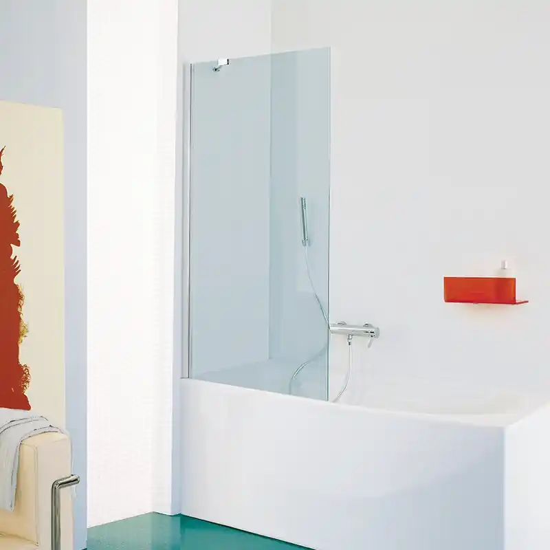 Pare-bain fixeVerre carré 75-77cm Ht140cm B1655ULUTR