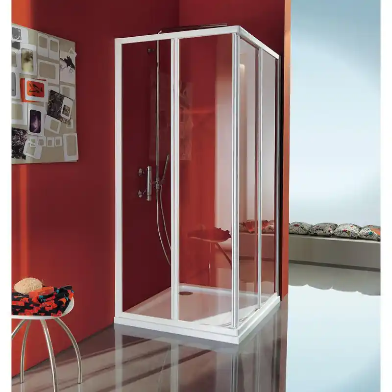 Paroi douche d‘angle ouverture coulissante 64-74cm Ciao