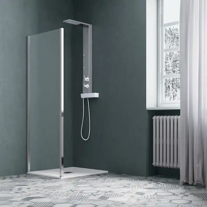 Paroi douche fixe 87-91cm Ht190cm America quattro