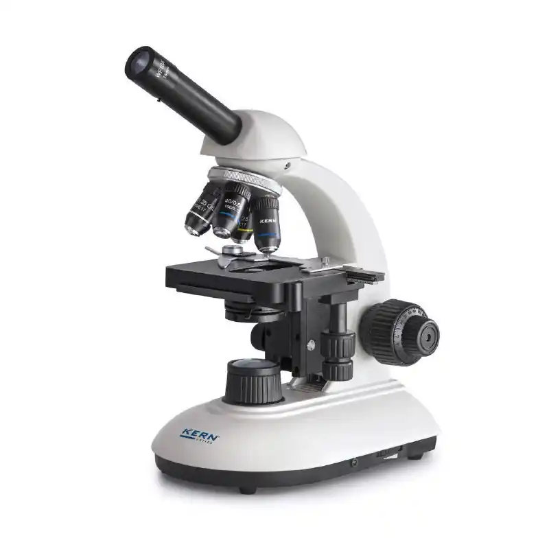 Microscope à lumière transmise OBE 101 monoculaire 4x/10x/40x Kern