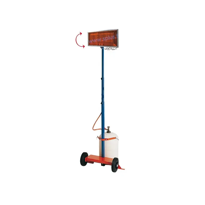 Radiant gaz mobile GT 18 CA 3600 à 8200W avec chariot Splus