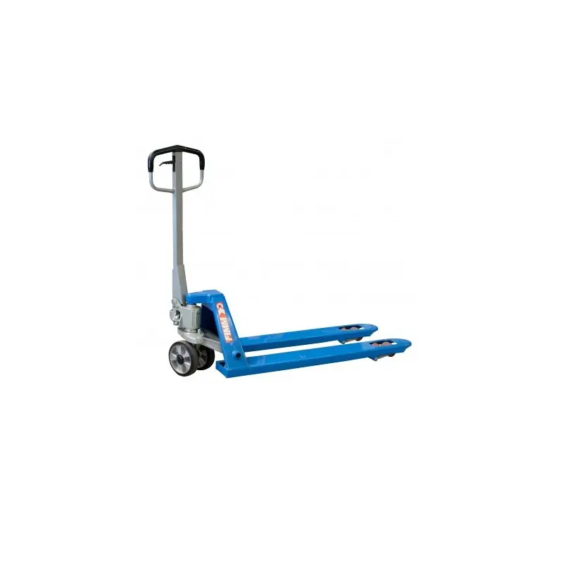 Transpalette manuel 2500kg LF1150mm boggies polyuréthane Fimm