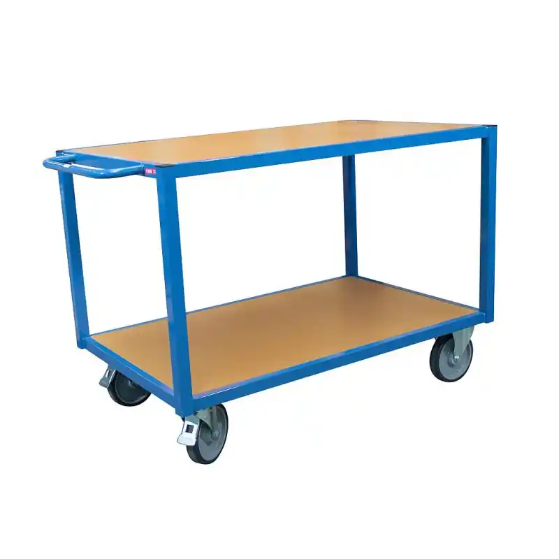 Servante d‘atelier 2 plateaux 500kg 1300x800mm roues D200mm Fimm
