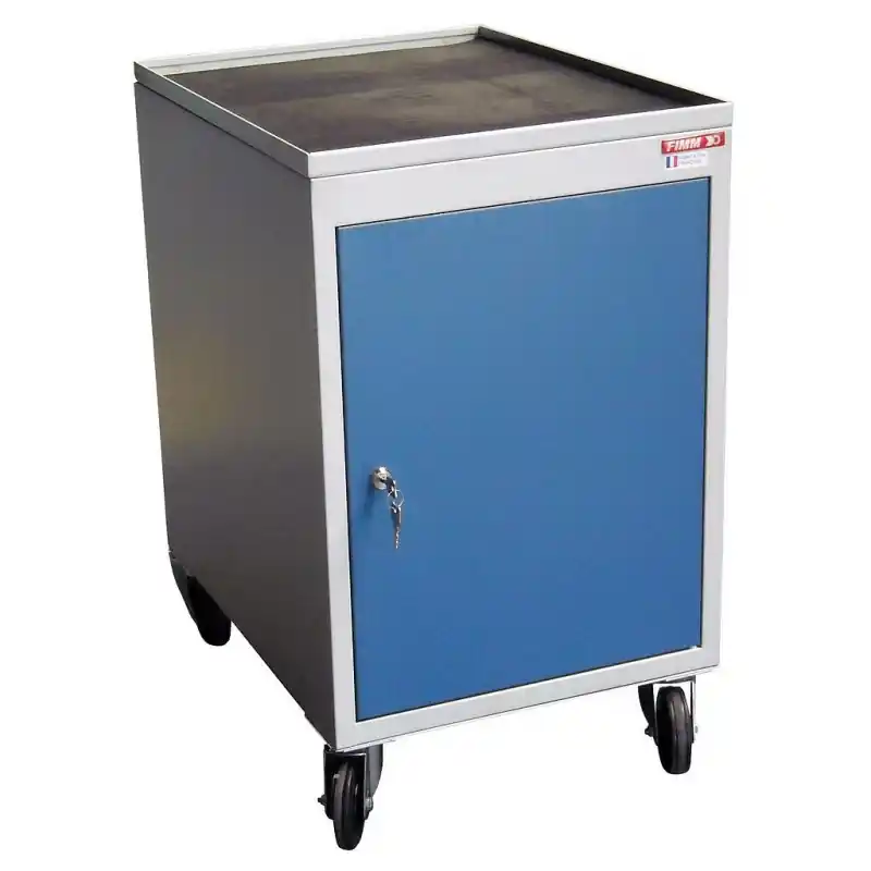 Bloc porte mobile 250 kg avec roues caoutchouc Diam 125 mm