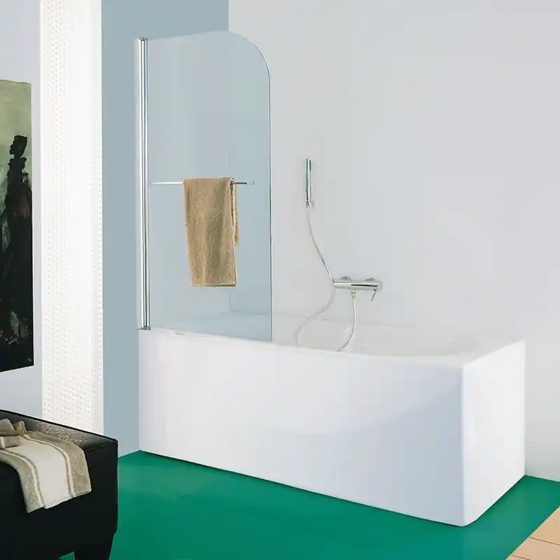 Pare-bainVerre arrondi 80-82cm Ht140cm B1672ULUTR