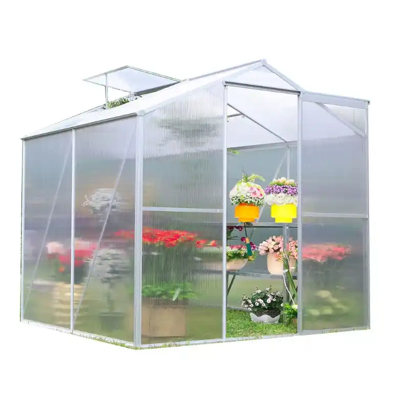 Serre jardin structure Aluminium polycarbonate 4mm surface 239m2 SR191