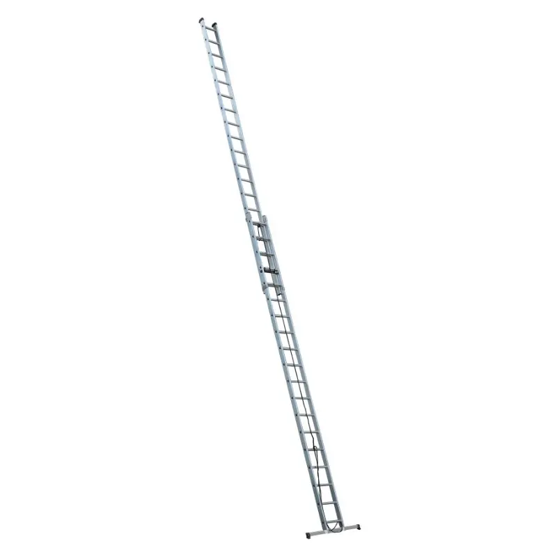 Echelle alu semi-Prole coulissante corde 2x19 Haut travail 988m Escalu