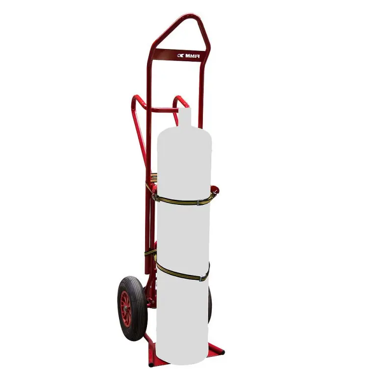 Diable porte bouteille charge 250 kg élingable 1 bouteille béquille ro