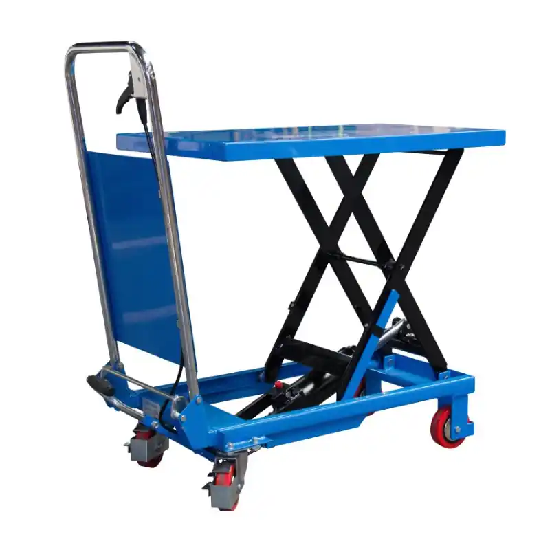Table élévatrice 150 kg manuelle simple ciseaux