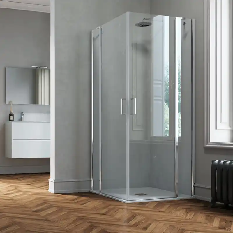 Paroi douche d‘angle ouverture pivotante 68-70cm droite Polaris