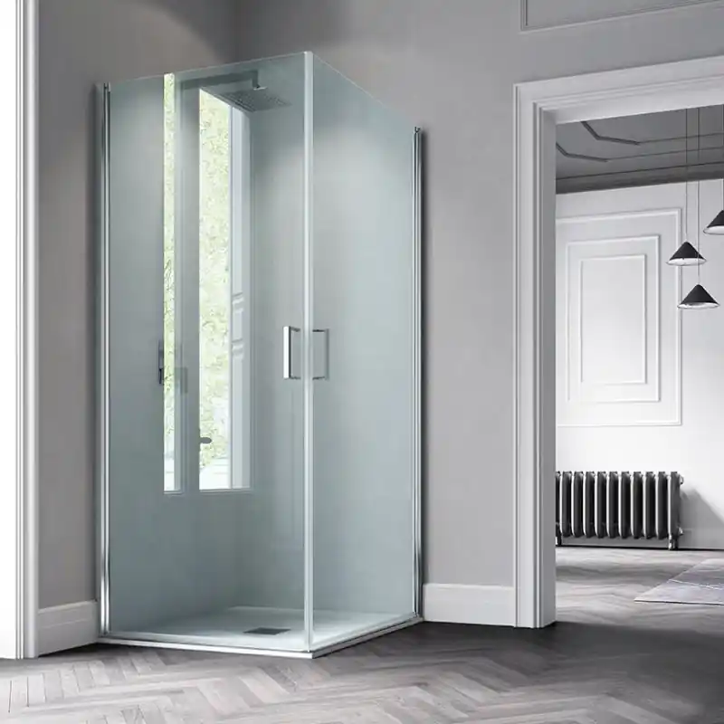 Paroi douche d‘angle ouverture pivotante 78-80cm droite Polaris