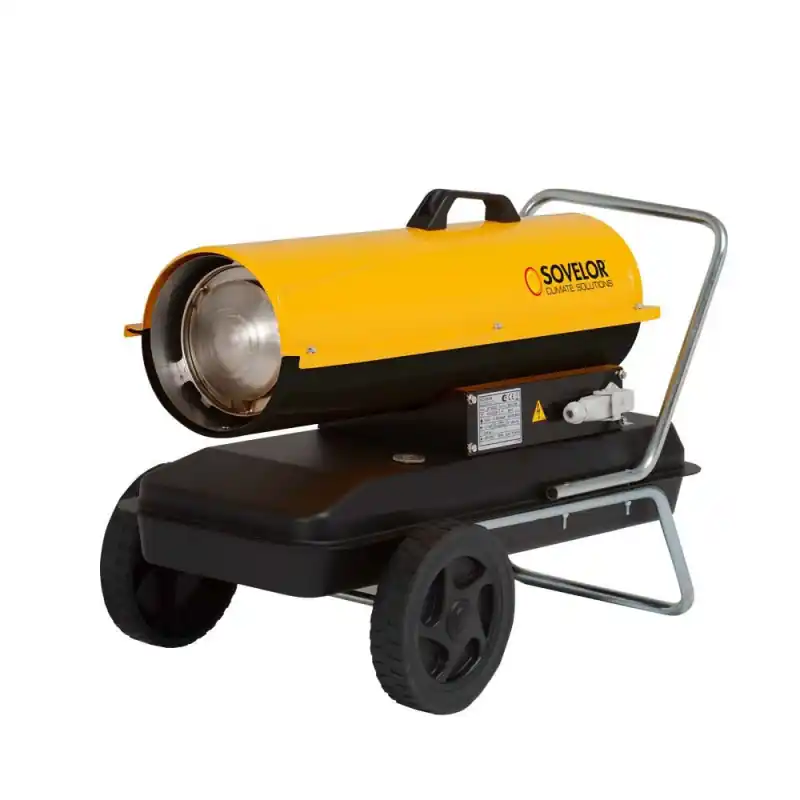 Chauffage mobile B70R sur roues au fuel 20kW Sovelor