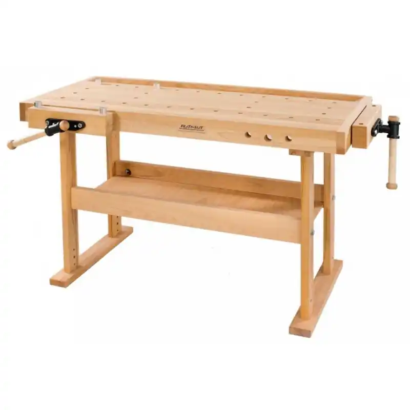 Etabli de bois Diamond 1500 L150cm finition vernis ou huile Ramia