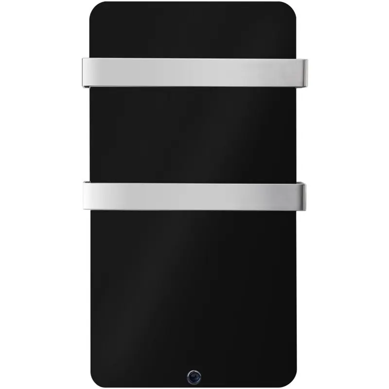 Sèche-serviettes en verre XTAL Bagno 400 W Noir XTAL4N
