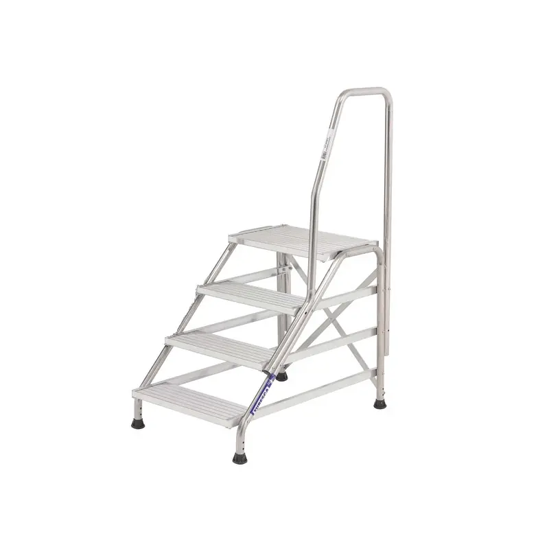 Marchepied en Alu 4 marches Hauteur accès 2,8 m max. Kit 1 rampe MODUL