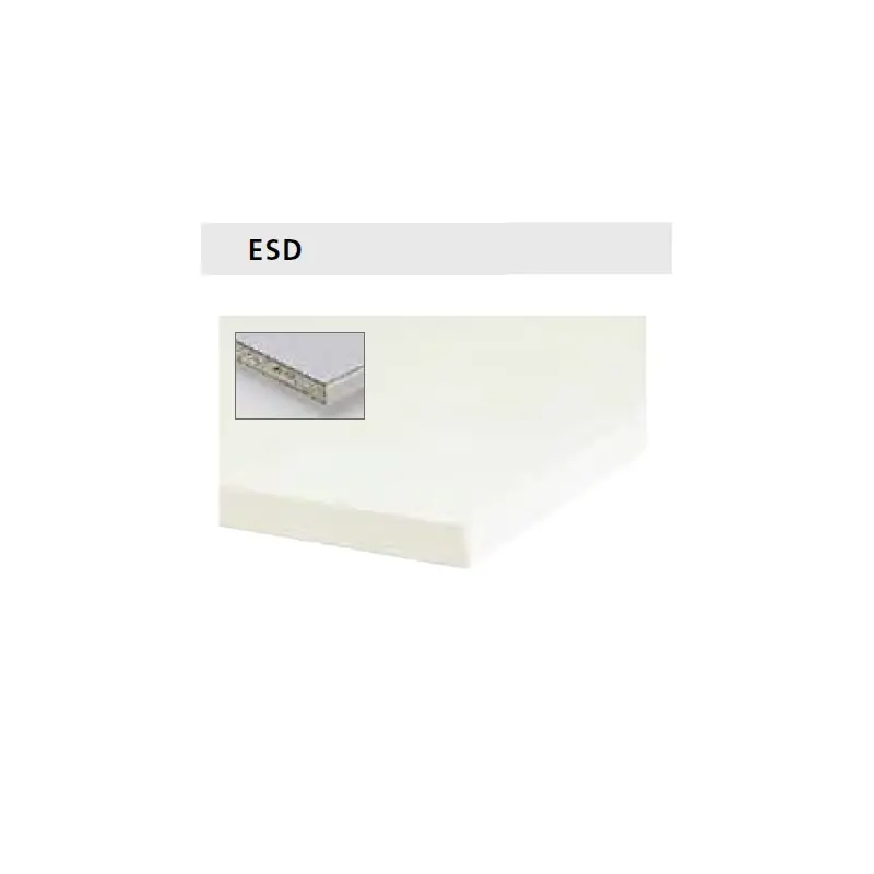 Plateau établi ESD ame aggloméré 1500 x 750 x 40