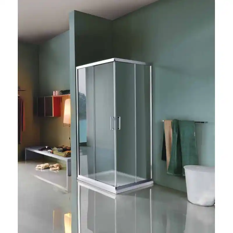 Paroi douche d‘angle ouverture coulissant 117-119cm Cee Art