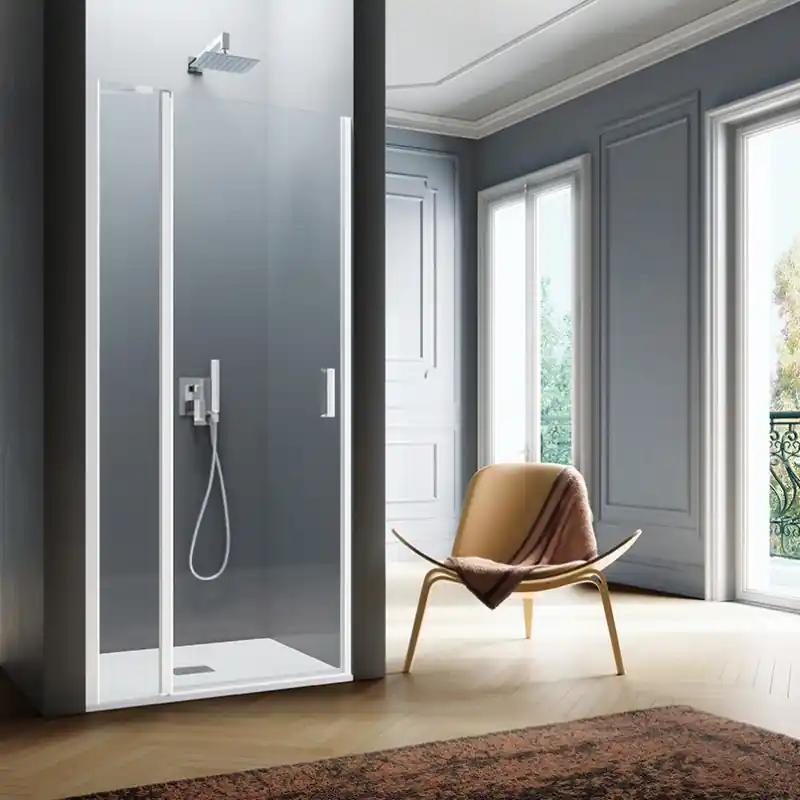 Paroi douche porte pivotante 865-90cm Droite POLARIS